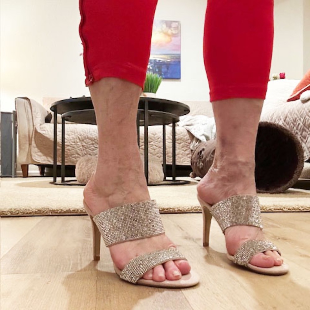 Steve Madden Rhinestone heels - Picture 7 of 9